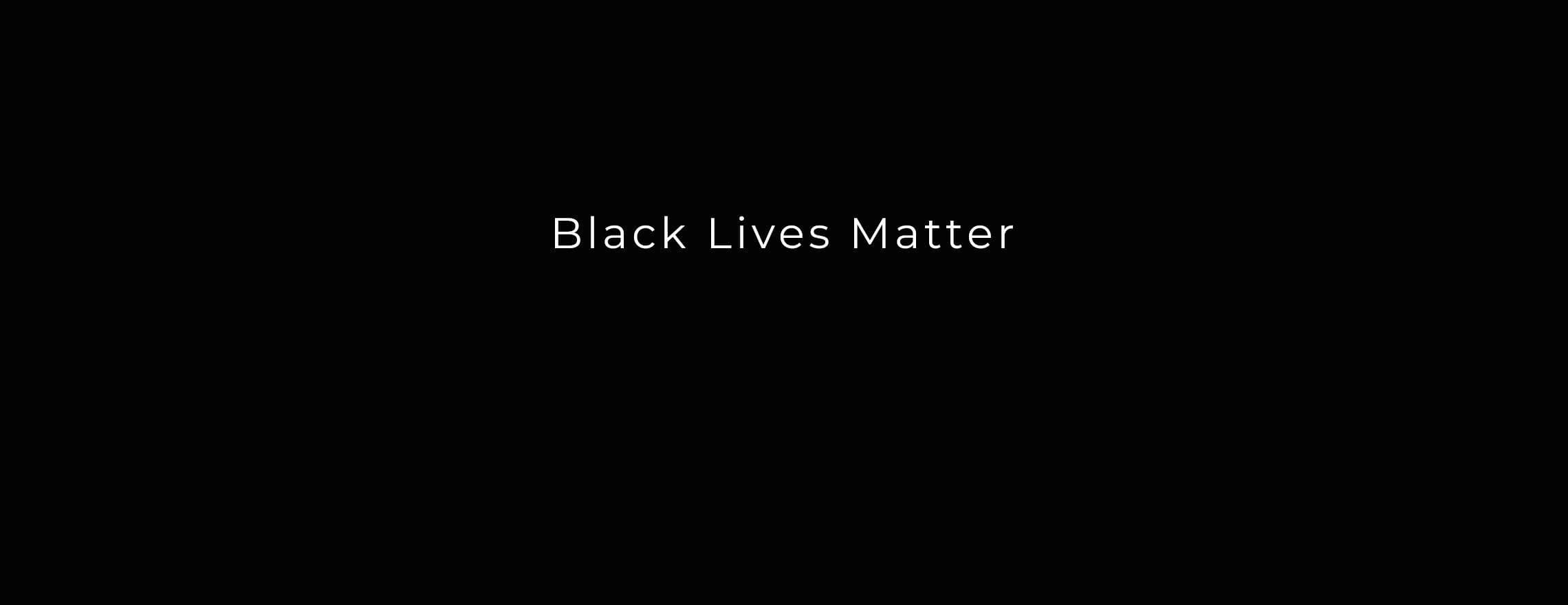 Black Lives Matter Banner
