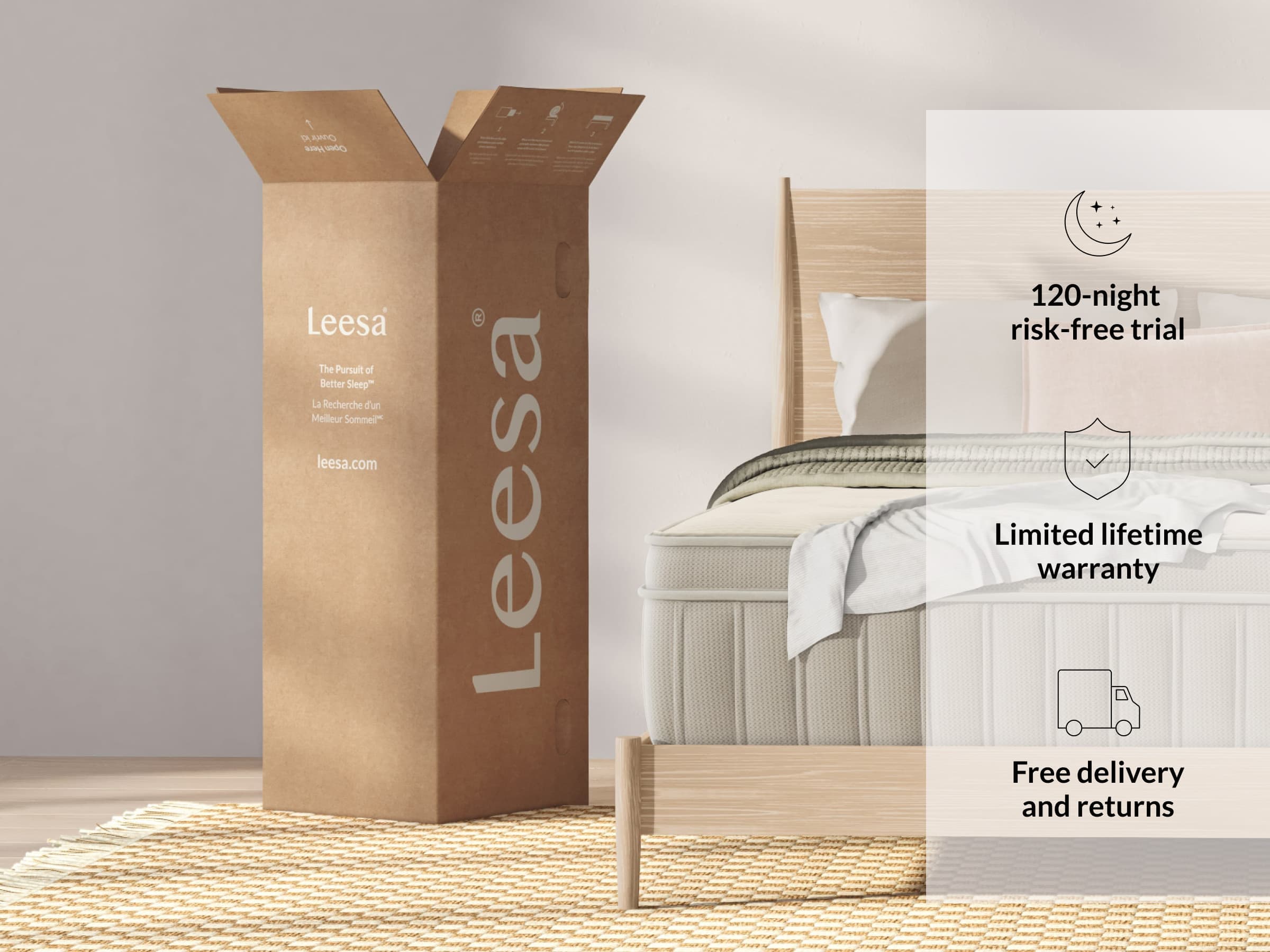 Leesa Natural Hybrid Mattress 4