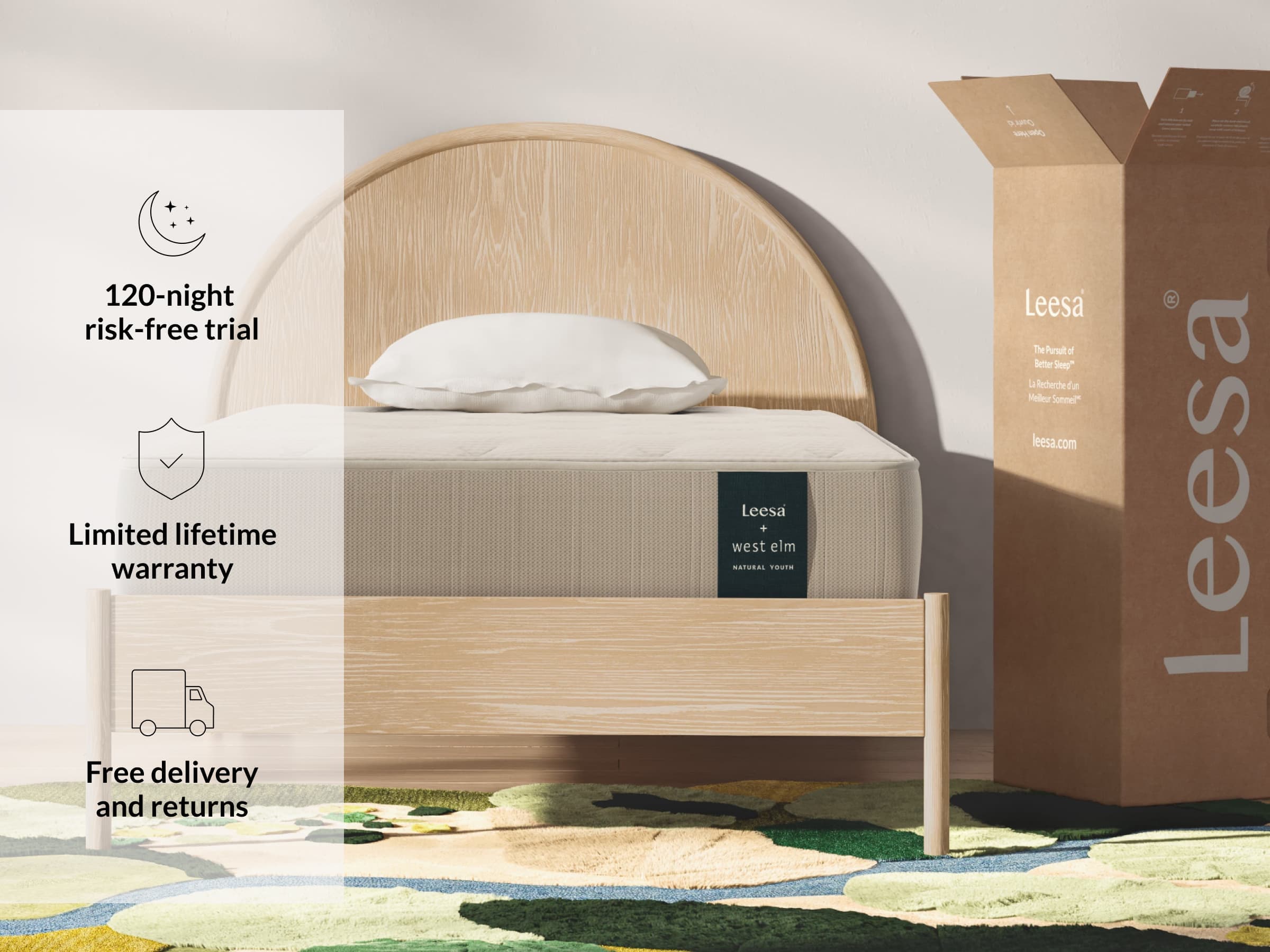 Leesa Natural Youth Hybrid Mattress 4