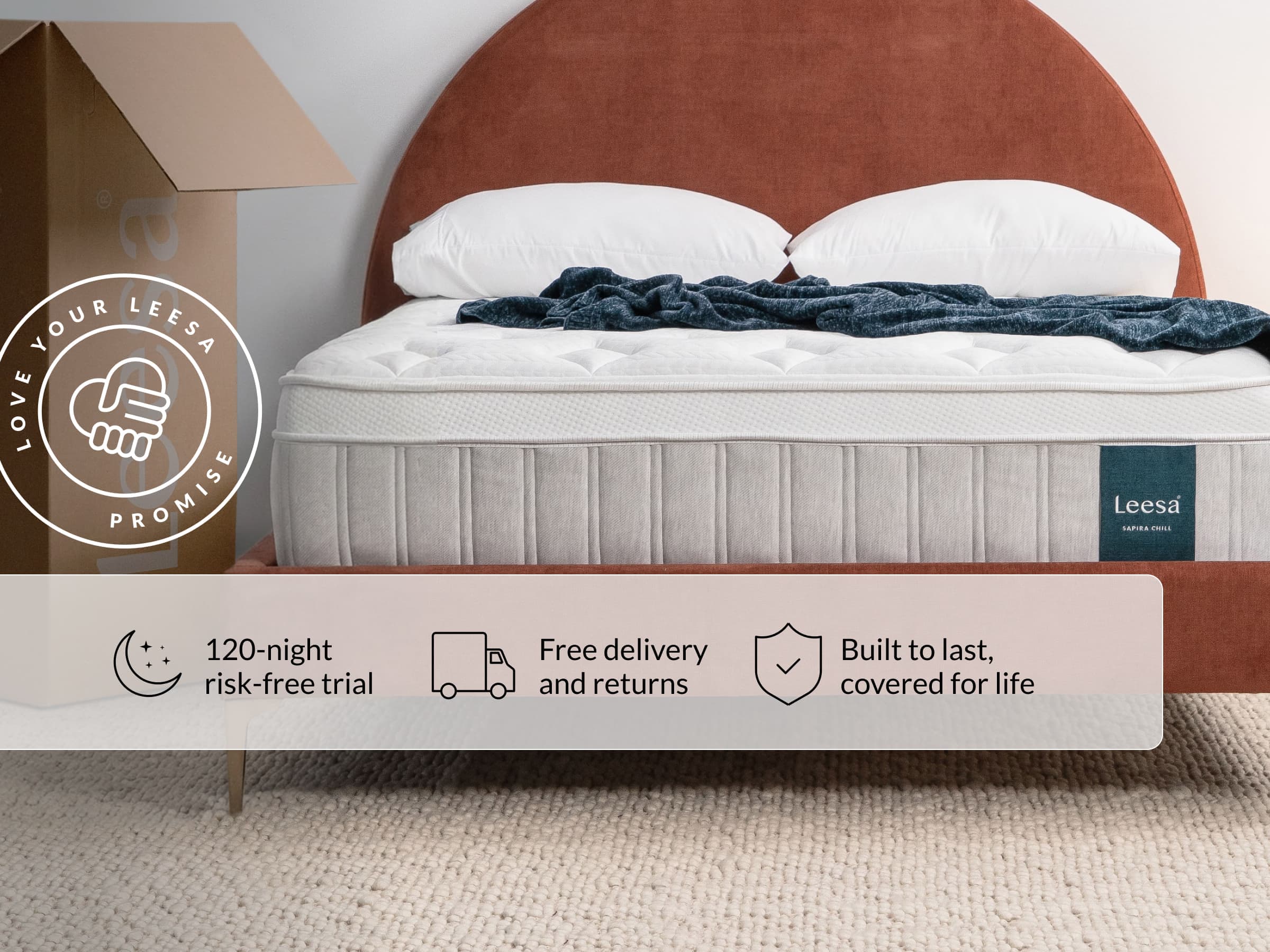 Leesa Sapira Chill Hybrid Mattress 4