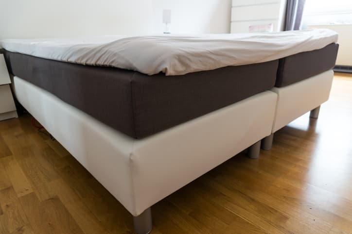 A Leesa mattress topper and mattress