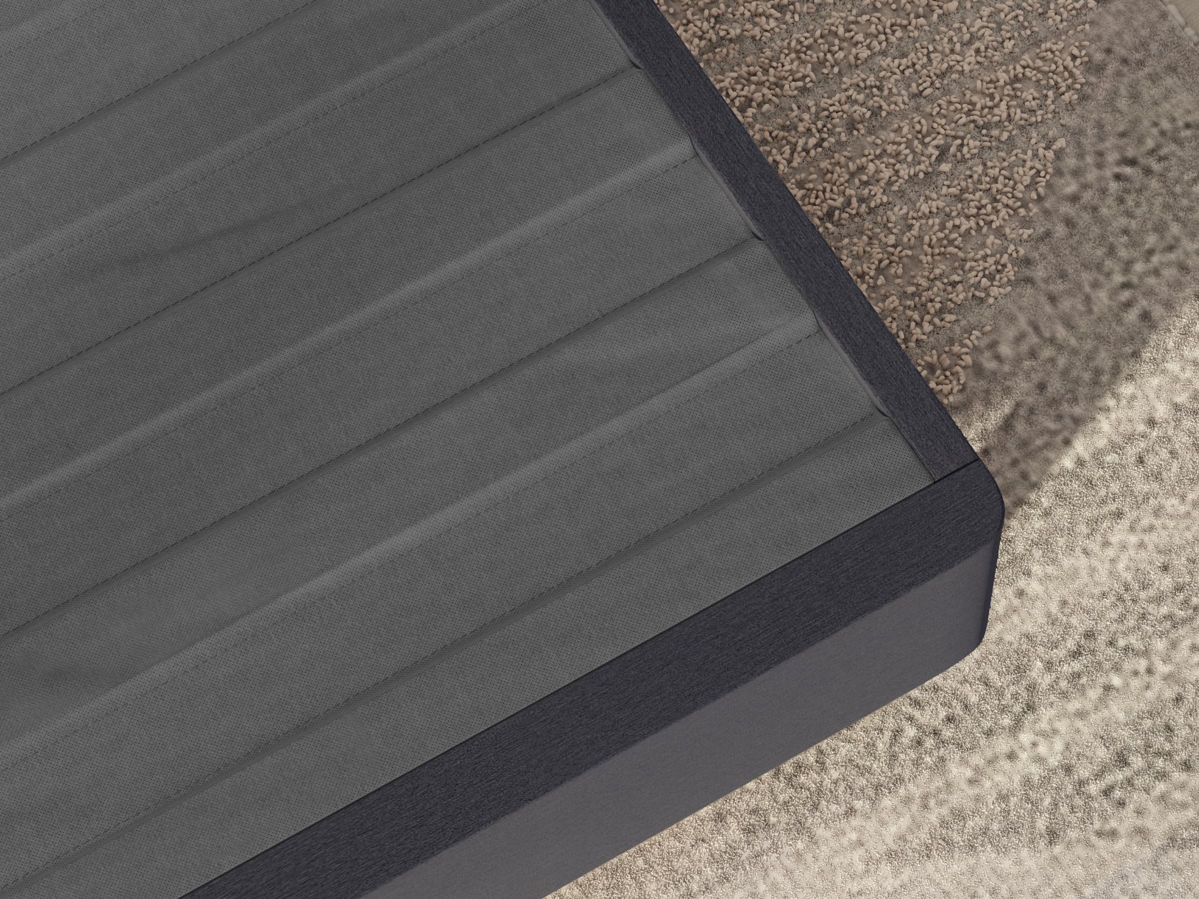 Leesa base foundation corner detail