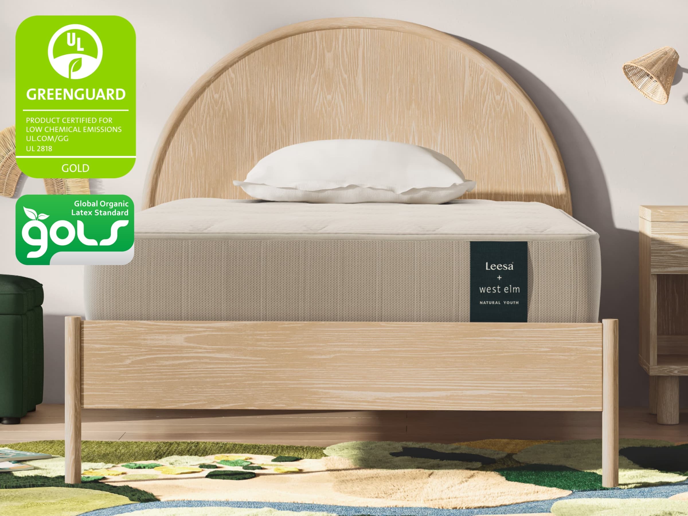 Leesa Natural Youth Hybrid Mattress 1