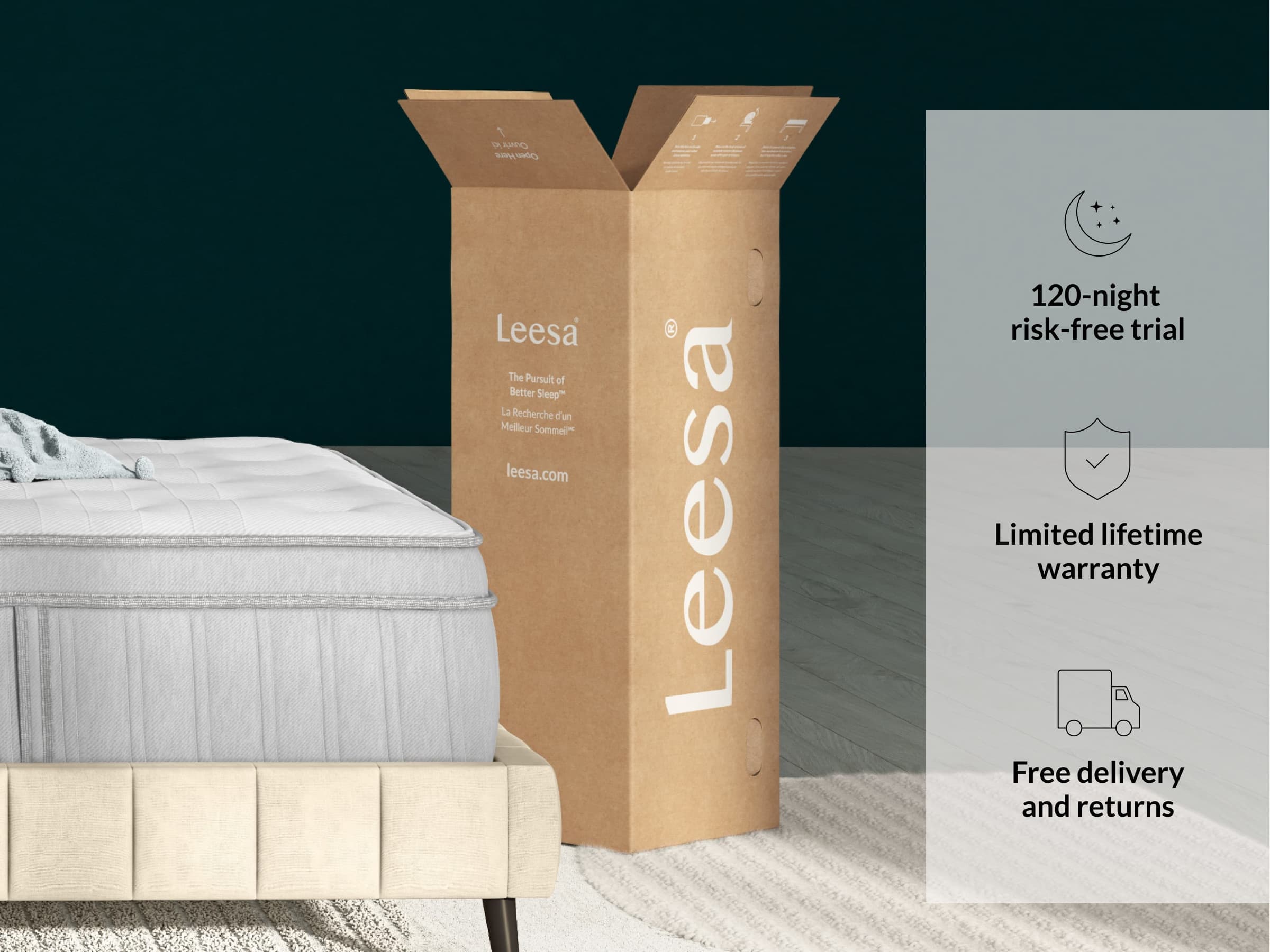Leesa Oasis Chill Hybrid Mattress 4